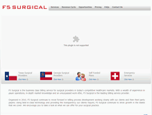 Tablet Screenshot of f5surgical.com